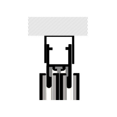 Insektenschutz Schiebetür Variante 2