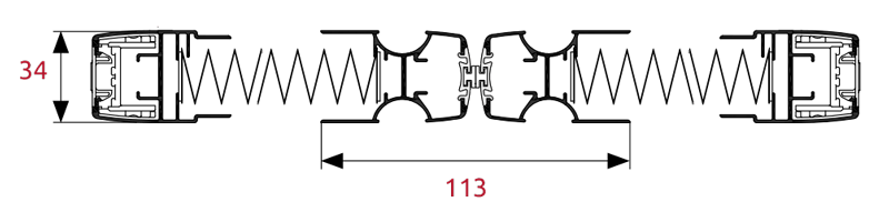 Insektenschutzsystem Plissee Zero zweiflüglig