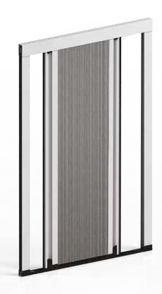 Reversibel Insektenschutzsystem Plissee Fenster