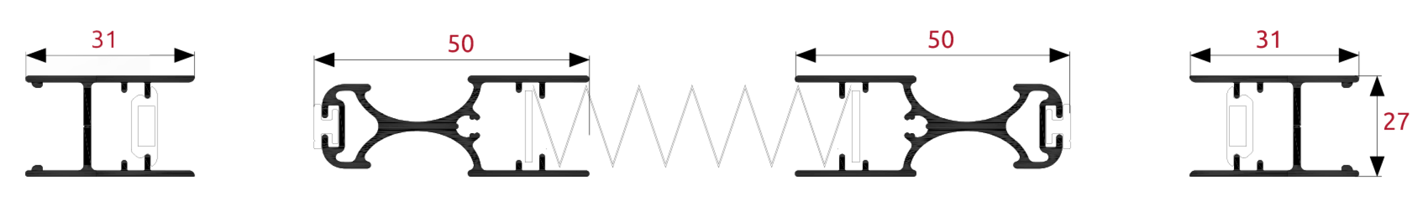 Insektenschutzsystem Plissee Fenster Reversibel Masse